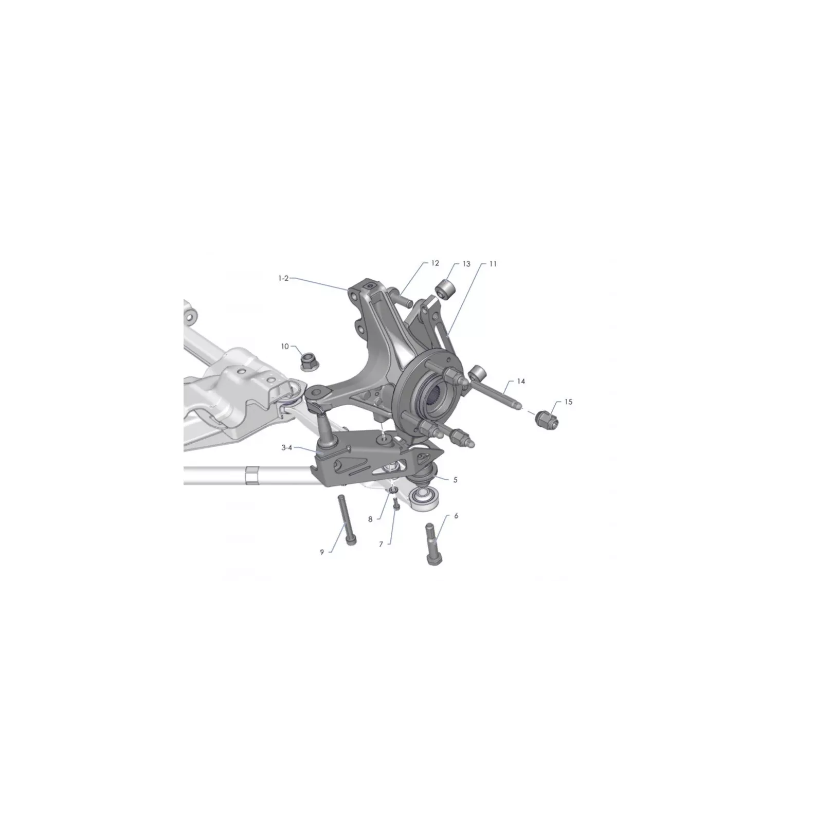 E13A Front swivel pin Tarmac