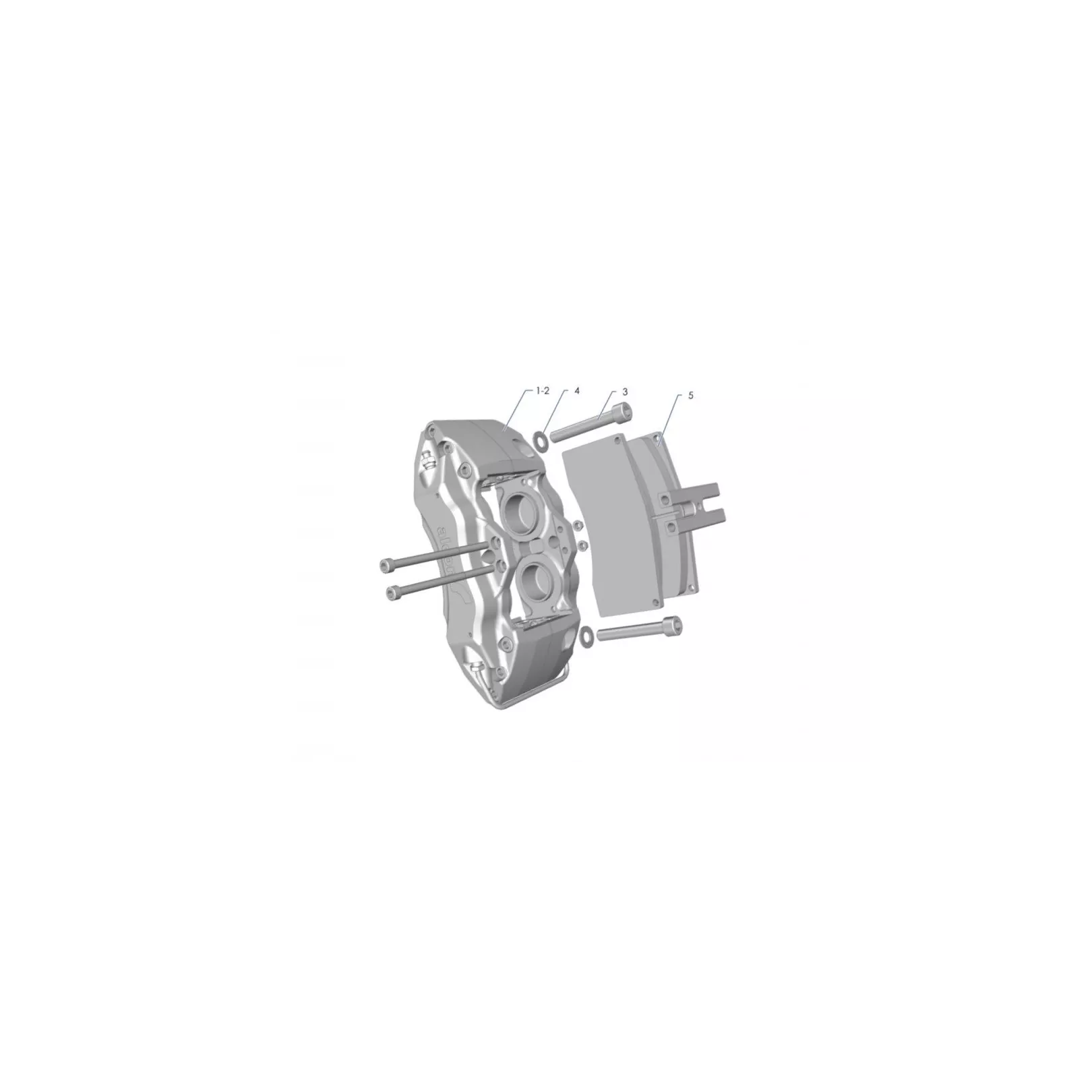 F21T Front brake calipers Gravel