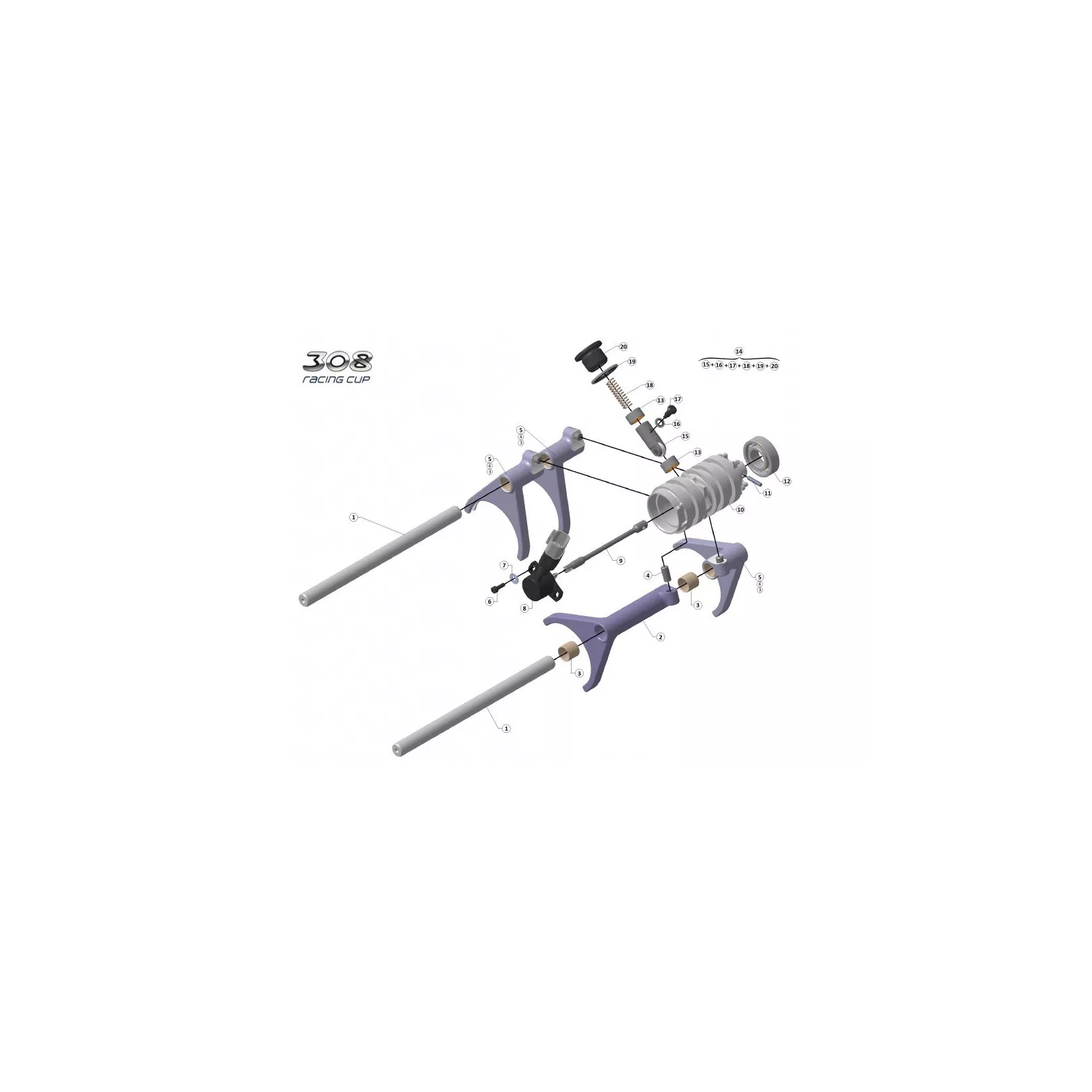 C234 - Gear selector