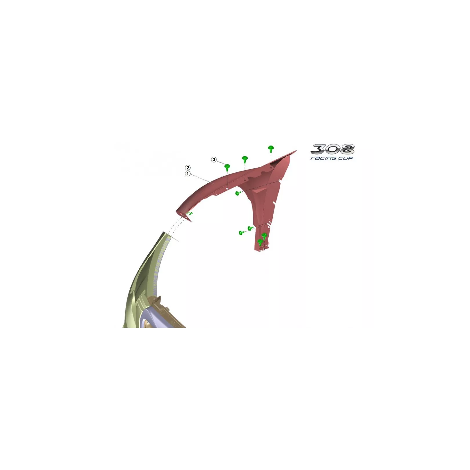 K3C - Front fender